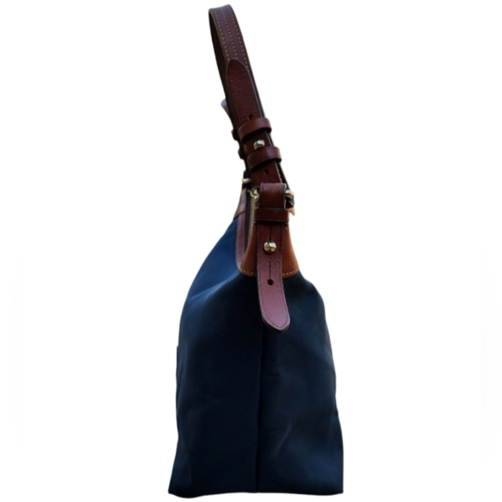 Dooney & Bourke Nylon Navy Blue Erica Shoulder Bag - Picture 10 of 12